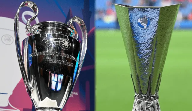 La Champions y Europa League son los torneos de clubes más importantes de la UEFA. Foto: composición AFP/UEFA