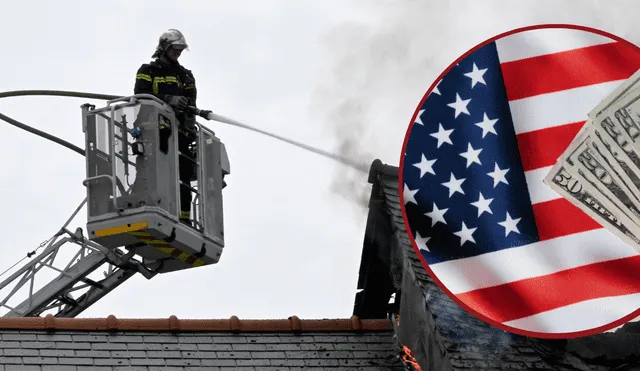 Descubre el salario mensual de bombero en Estados Unidos. Foto: composición/ AFP