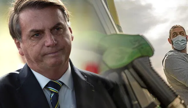 Jair Bolsonaro. “Los inventarios mundiales de diésel están muy por debajo de la media histórica (...) Petrobras no puede resolver por sí sola el aumento global de los precios de la energía”, anotó la estatal. Foto: composición/EFE