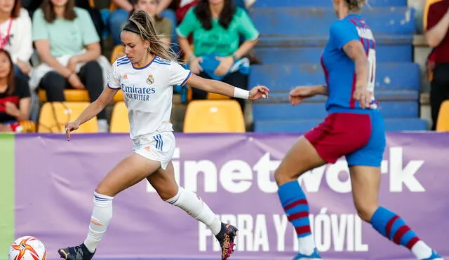 Barcelona gana 1-0 al Real Madrid y está clasificando a la final de la Copa de la Reina. Foto: @realmadridfem