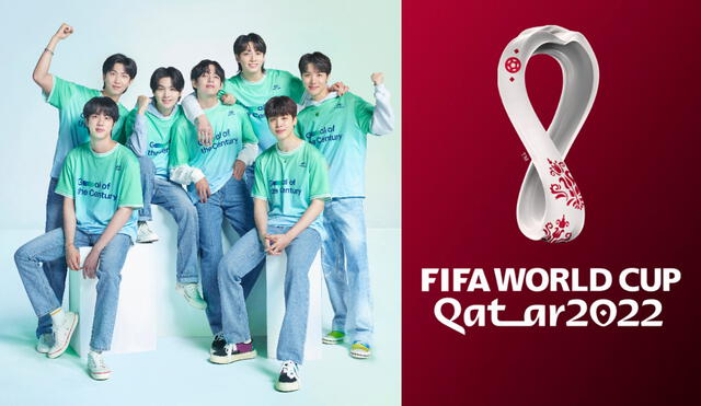 Mundial de Fútbol 2022 inicia en noviembre y BTS se unirá al torneo en campaña de sostenibilidad como miembro del 'Team Century'. Foto: composición Hyundai/FIFA