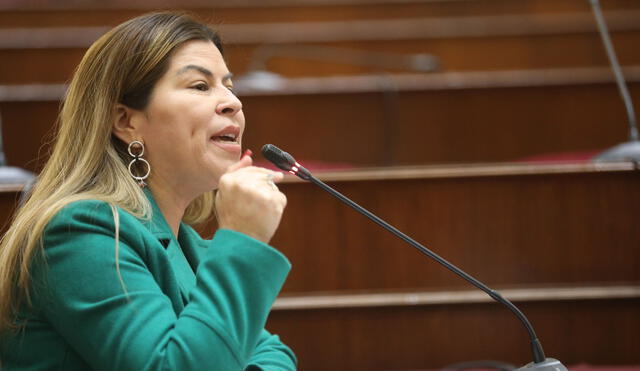 Silvia Barrera fue citada por la Comisión de Fiscalización este viernes. Foto: Congreso