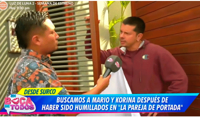 Mario Hart y Korina Rivadeneira no quisieron recibir a las cámaras de EBDT en su casa. Foto: América TV