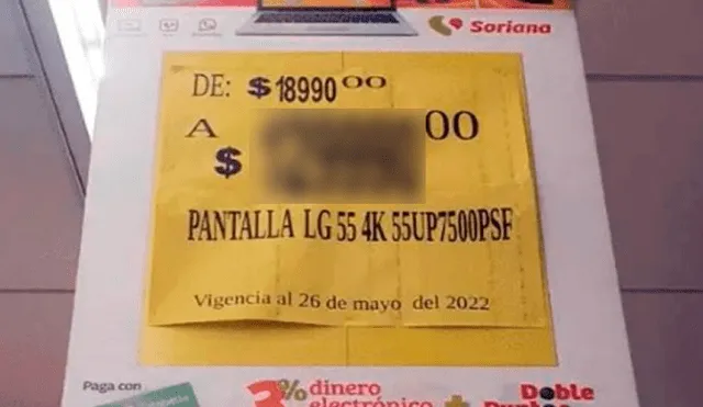 Los usuarios en redes se mostraron sorprendidos por la ‘oferta’ que lanzó la tienda mexicana. Foto: captura de Facebook
