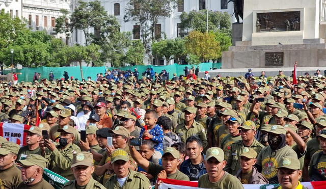 Exmiembros de las Fuerzas Armadas ya se habían reunido anteriormente con el presidente Castillo. Video: Canal N