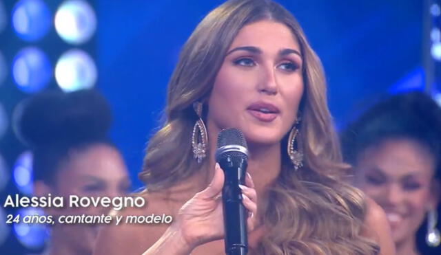 Alessia Rovegno es una de las modelos favoritas para ganar la corona del Miss Perú. Foto: captura América TV