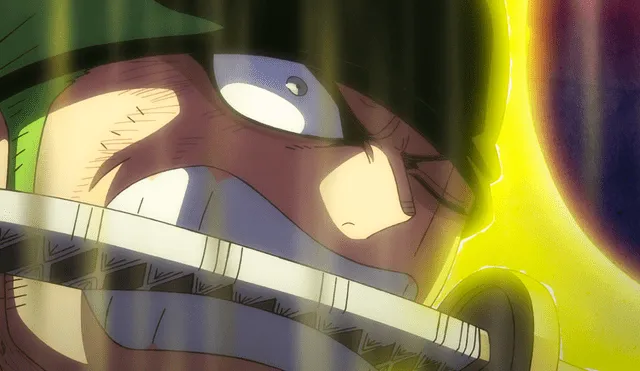 Zoro tuvo mayor protagonismo en la pelea tras la caída de Luffy en el episodio 1018 de "One Piece". Foto: Toei Animation