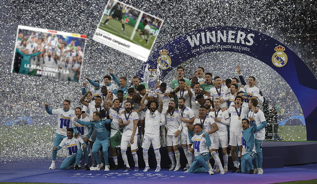 Real Madrid se coronó otra vez en la Champions. Foto: composición GLR/EFE