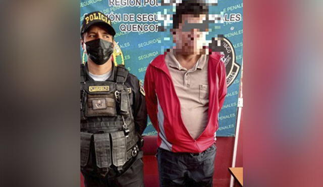 Tras la verificación de sus documentos, se comprobó que este era requerido por un juzgado de la provincia cusqueña de La Convención. Foto: Policía Nacional