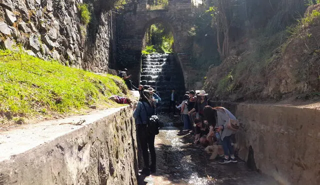 El acueducto  de Sapantiana se ha convertido en un lugar preferido para propios y extraños. Foto: La República