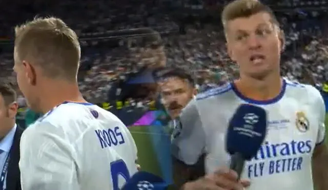 Toni Kroos levantó su quinta Champions League. Foto: captura 2HD