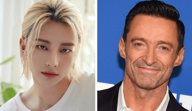 Hyunjin es un integrante del grupo k-poo Stray Kids que recibió el apoyo de Hugh Jackman en Instagram. Foto: composición La República / JYP / AFP