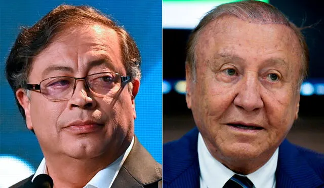 Gustavo Petro y Rodolfo Hernández se enfrentarán en segunda vuelta. Foto: AFP