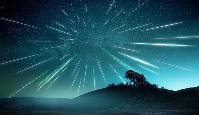 Una gran cantidad de fragmentos del cometa SW3 atravesarán la atmósfera de la Tierra y podrían producir la mejor lluvia de estrellas del 2022. Foto: Adobe Stock