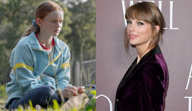 Sadie Sink reveló que elegiría una canción de Taylor Swift para salvarse del terrorífico Vecna en "Stranger Things 4". Foto: composición/ Netflix/ AFP