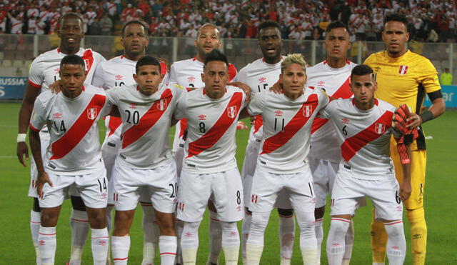 Selección peruana: este fue el equipo titular contra Nueva Zelanda en el Estadio Nacional en el 2017. Foto: GLR