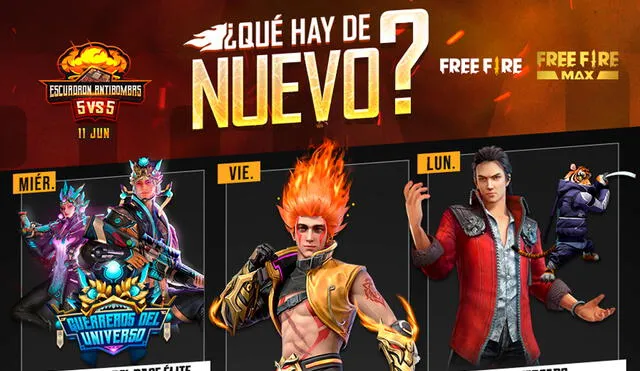 La nueva agenda semanal de Free Fire también incluye una Ruleta Mágica con increíbles recompensas. Foto: Free Fire