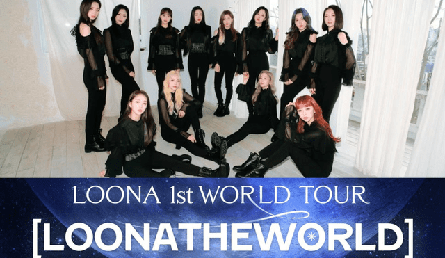 El grupo de k-pop de LOONA volverá a los escenarios con gira mundial. Foto composición: BlockBerry Creative.
