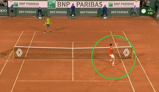 Novak Djokovic perdió ante Rafael Nadal en Roland Garros. Foto: captura de ESPN 2