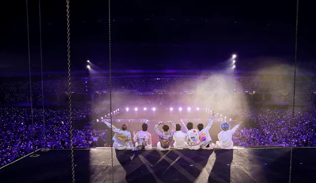 "Permission to dance". Imagen del concierto de BTS en Seoul. Foto: BigHit Music