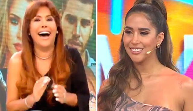 Melissa Paredes y Magaly Medina se mandan fuertes comentarios a través de los medios. Foto: captura ATV/captura América TV