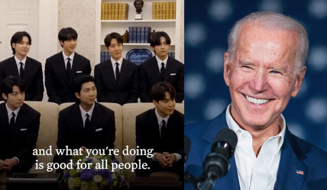 Ídolos del k-pop BTS fueron invitados por Joe Biden a la Casa Blanca en el contexto de la conmemoración por el Mes de la Herencia de los Asiáticos Americanos y Nativos de las Islas del Pacífico/Hawaianos. Foto: The White House