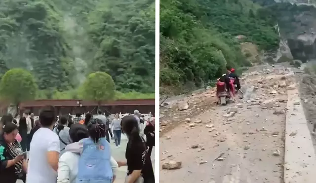 El Ministerio de Gestión de Emergencias de China activó el nivel 3 de alerta. Video: Twitter