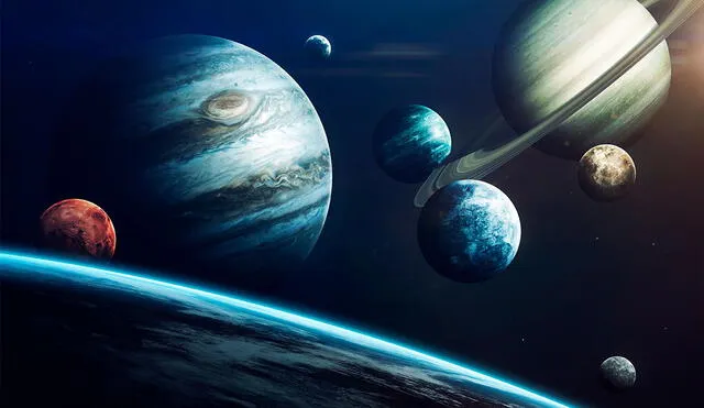 Las alineación de planetas sucederá solo desde la perspectiva de la Tierra. Foto: referencial / Adobe Stock