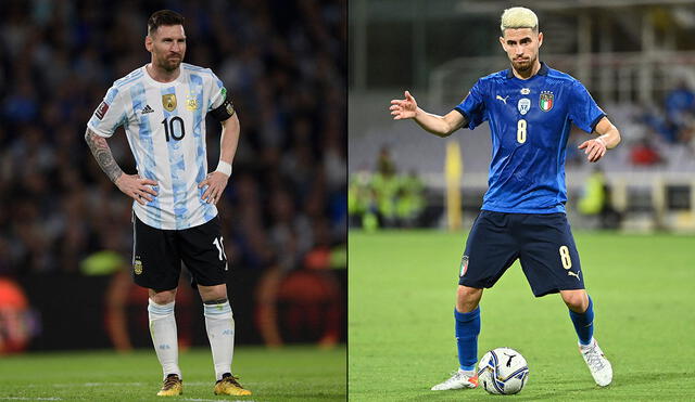 Argentina e Italia se miden en Wembley por la Finalissima 2022. Foto: composición de AFP