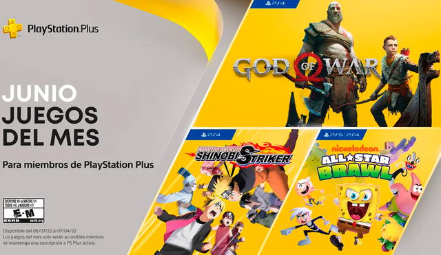 PlayStation anuncia God of War para PS4 como juego gratis de junio con  PlayStation Plus, Juegos gratis