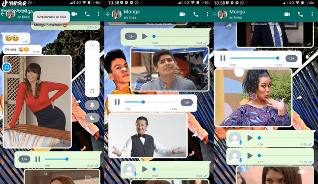 Algunas de las imitaciones fueron casi exactas. Foto: composición/ @eunicechura2/TikTok