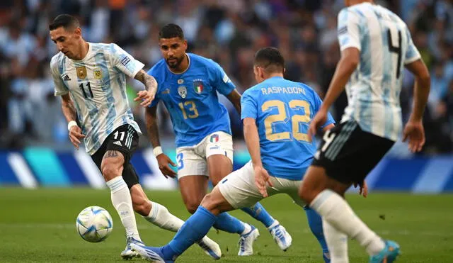 Argentina e Italia juegan a partido único en Wembley. Foto: EFE.