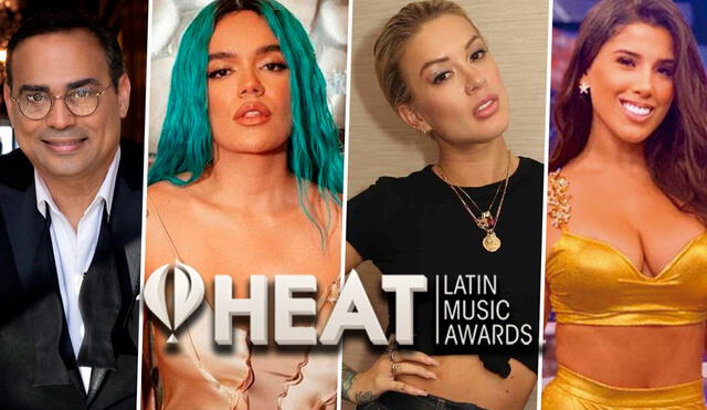 Los Premios Heat 2022 reconocen a lo mejor de la música latina durante el año. Foto: composición de Fabrizio Oviedo / La República