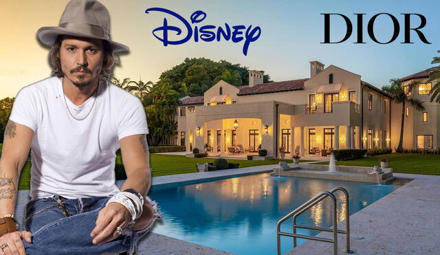 Disney despidió al actor después de la acusación que le realizó su exesposa Amber Heard. Sin embargo, Dior decidió apoyarlo. Foto: composición/La República