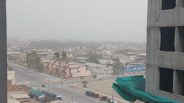 En distintos puntos de Piura, como en la urbanización Bancarios, se registró este fenómeno. Foto: Senamhi