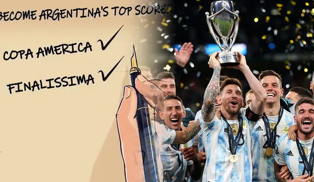 Lionel Messi sumó su segundo título con la selección argentina. Foto: captura FIFA/Twitter Copa América