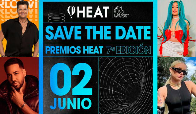 La séptima edición de los Premios Heat se celebrará en República Dominicana. Foto: composición / Facebook / Instagram