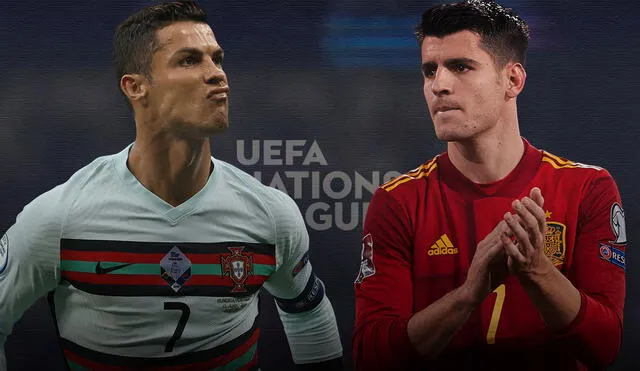 Portugal vs. España: ambas escuadras nacionales jugarán por la fecha 1 de Nations League. Foto: composición de La República