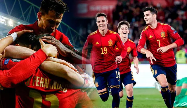 España vs. Portugal se enfrentan por el Grupo A de la Nations League. Foto: composición