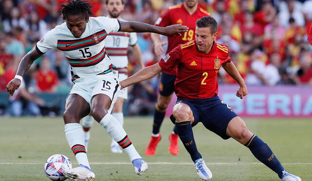 España y Portugal están en el Grupo B de la Zona A en esta UEFA Nations League. Foto: EFE