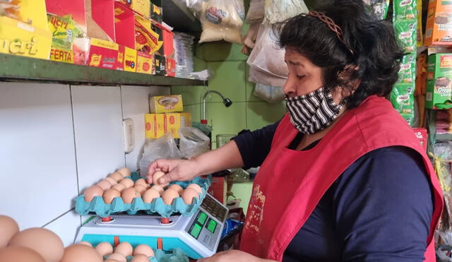 Midagri indica que el kilo de huevos rosados promedia los S/ 7,70 en los mercados mayoristas de Lima. Foto: Deysi Portuguez/URPI-LR