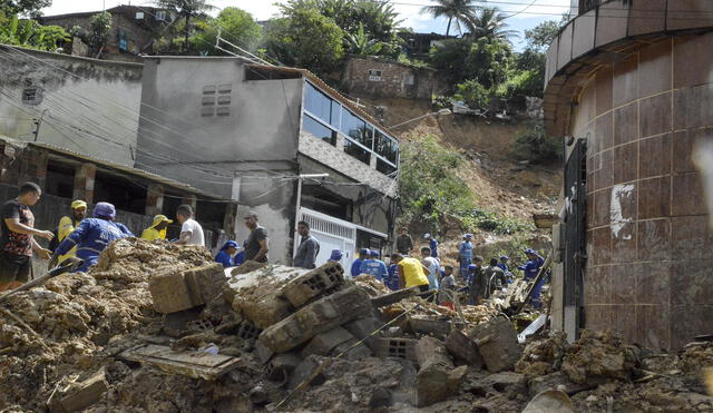 Las lluvias en el nordeste de Brasil dejan más de 100 muertos. Foto: EFE