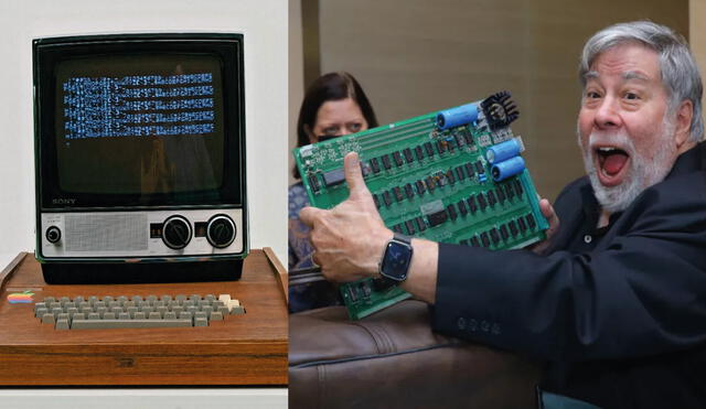 El primer computador personal diseñado por Wozniak es uno de los equipos más antiguos en la historia. Foto: composición/ Reddit