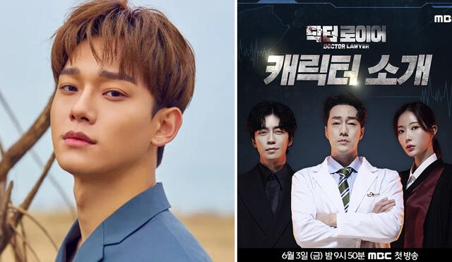 Drama "Doctor Lawyer" de MBC se estrenó el 3 de junio. Canción interpretada por Chen se lanzará semanas después. Foto: SM Entertainment
