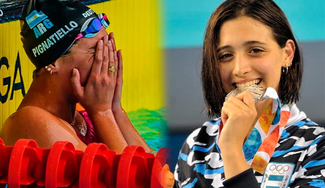 La nadadora argentina sorprendió a todos al anunciar su retiro. Foto: Instagram @delfipignatiello