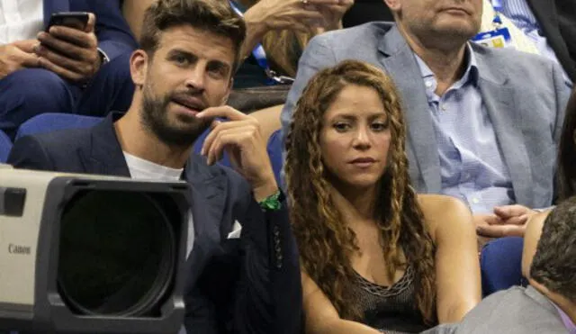 Shakira y Gerar Piqué. Foto: AFP