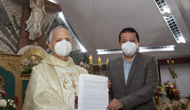 El acto fue presidido por el gobernador regional Luis Díaz y el obispo de Chiclayo, Robert Francis. Foto: GORE Lambayeque