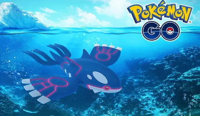 Kyogre es un pokémon legendario de tipo agua introducido en la tercera generación. Foto: Niantic