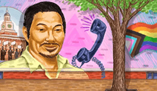 Un día como hoy se incluyó a Kiyoshi Kuromiya en el Muro de Honor Nacional LGBTQ. Foto: Google