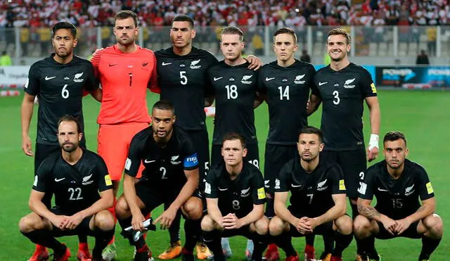 Nueva Zelanda quedó fuera del Mundial anterior precisamente a manos de Perú. Foto: AFP
